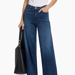 Never worn Frame Le Slim Palazzo Jean, Size 24, Celebrity Wash